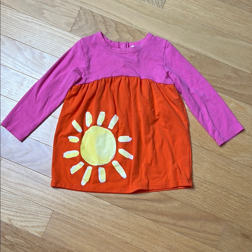 Nordstrom by Christina Martinez Pink and Orange Sun Dress